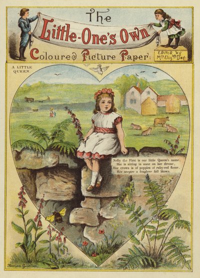 En liten drottning (chromolitho) av English School