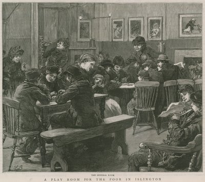 Ett lekrum för de fattiga i Islington: Det allmänna rummet av English School