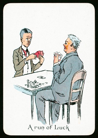 En run of luck (färg litho) av English School