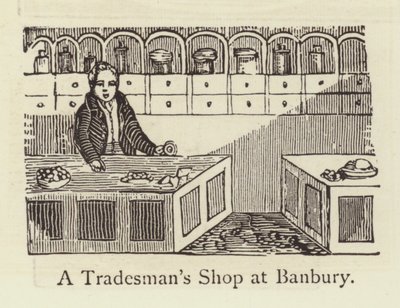 En hantverkare i Banbury (gravyr) av English School