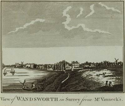 Utsikt över Wandsworth i Surrey av English School