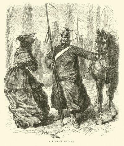 Ett besök av Uhlans, mars 1871 av English School