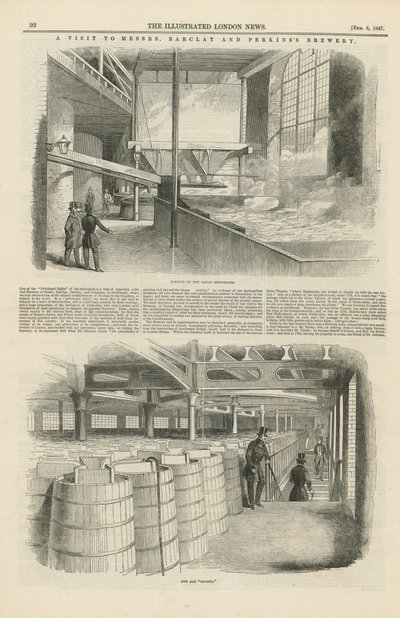 Ett besök på Mrs Barclay och Perkinss Brewery av English School