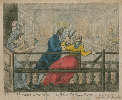 En kvinna kastas ut från bänkarna i Foundling Hospital Chapel av English School