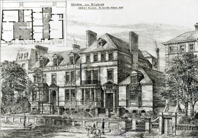 Abbey Place, St.Johns Wood, från The Building News, 18 januari 1878 av English School