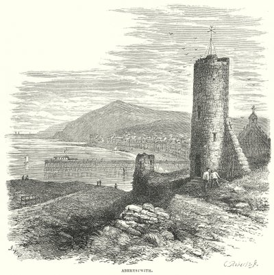 Aberystwith (Gravur) von English School