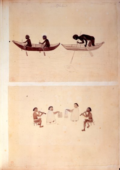Add.15508 fol.10 Aboriginernas fiske, från 