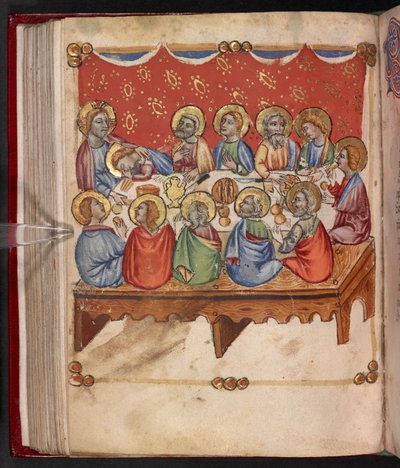Lägg till. 17466, f.107v Nattvarden av English School