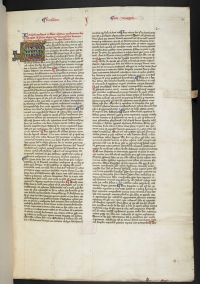 Lägg till Ms Harley 612 f. 2, c.1425-75 (pergament codex) av English School