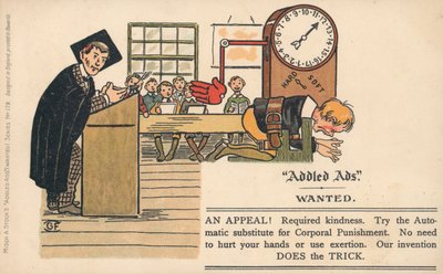 Addled Ads vykort av English School