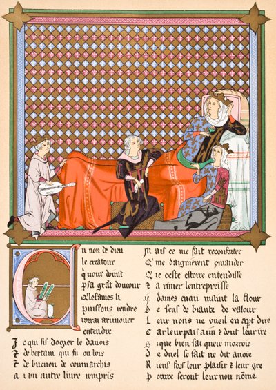 Adenez, kungen av minstrarna, 1878 av English School