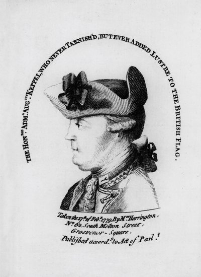 Amiral Augustus Keppel av English School