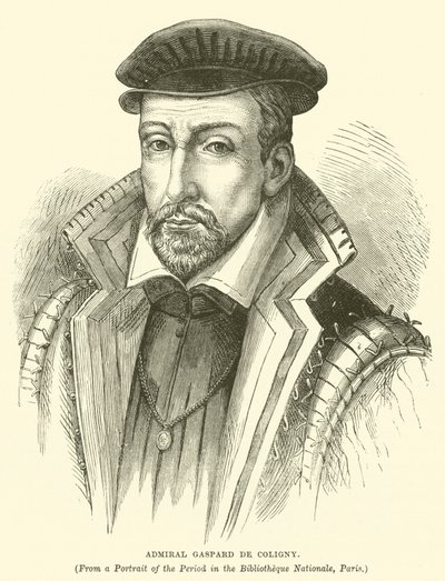 Amiral Gaspard de Coligny (gravyr) av English School