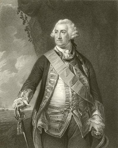 Amiral Lord Hawke av English School