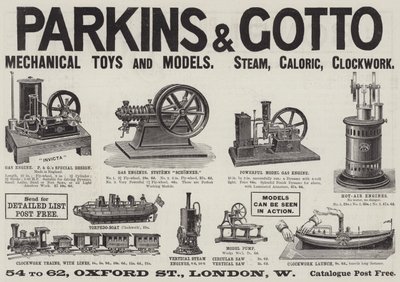 Annons, Parkins and Gotto (gravyr) av English School