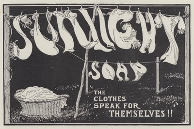 Annons, Sunlight Soap (gravyr) av English School