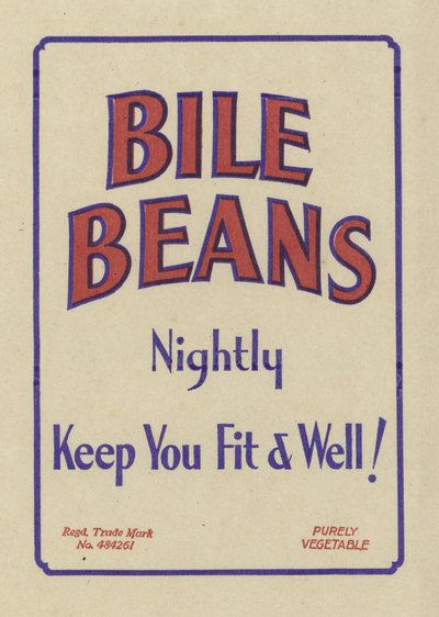 Annons för Bile Beans av English School