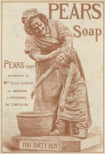 Annons för Pears Soap av English School