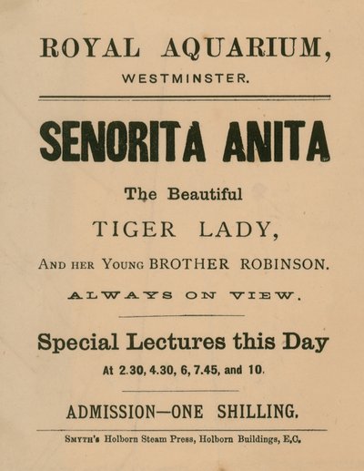 Annons för Senorita Anita av English School