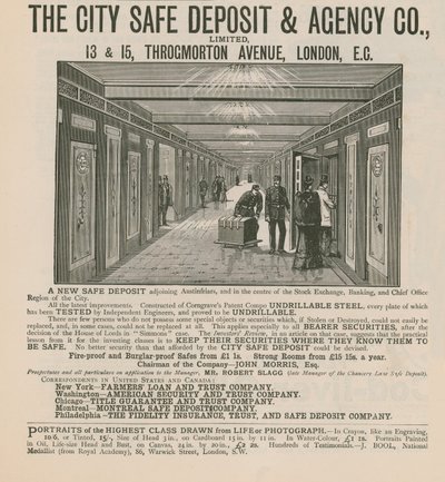 Annons för City Safe Deposit & Agency Co Limited av English School