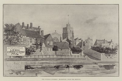 Annons, tyfusepidemin, Maidstone från Medway av English School