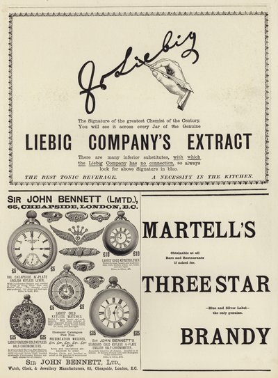 Reklam spreds från The Graphic Christmas Number 1897 av English School