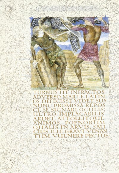 Aeneas dräpar Turnus, 1874-c.1919 av English School