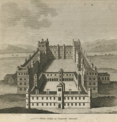 Flygfoto över Chelsea College av English School