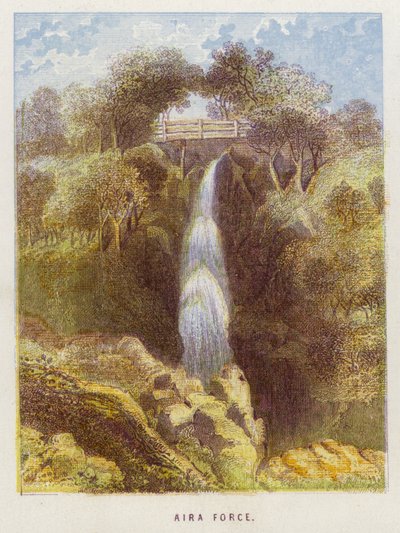 Aira Force (färg litho) av English School