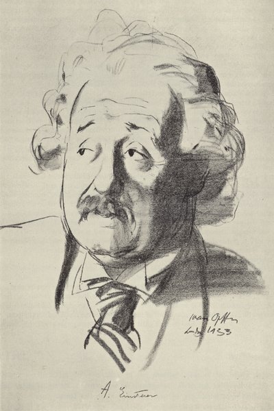 Albert Einstein, tyskfödd fysiker av English School
