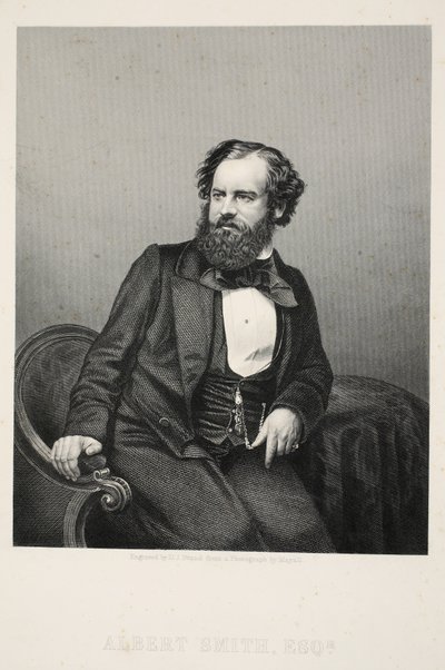 Albert Smith, Esq., pub. C. 1850 (gravyr) av English School