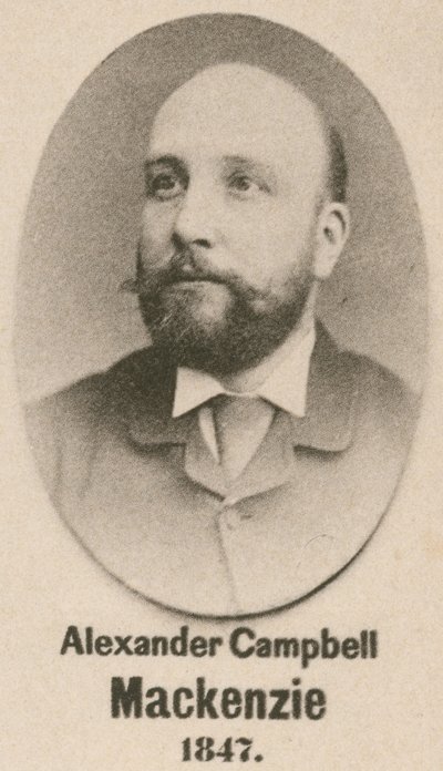 Alexander Campbell Mackenzie (gravyr) av English School