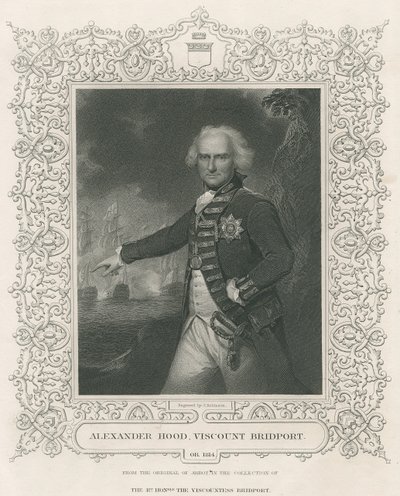 Alexander Hood, 1:e Viscount Bridport, illustration från 
