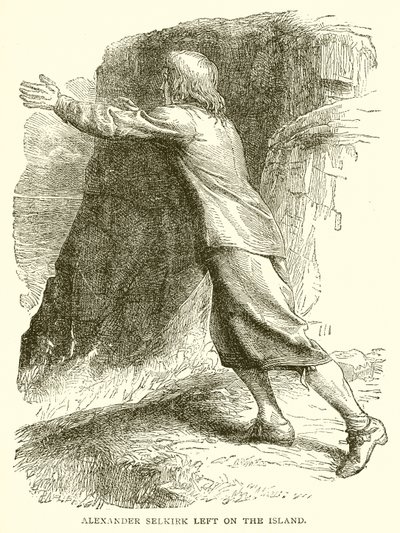 Alexander Selkirk lämnade på ön av English School