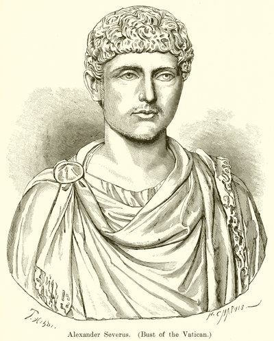 Alexander Severus. (Byst av Vatikanen) av English School