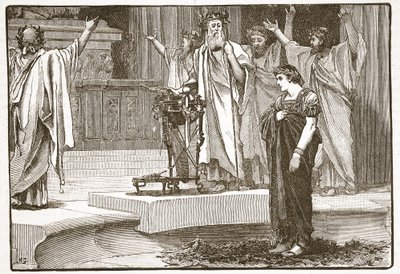 Alexander vid Jupiter Ammons tempel av English School
