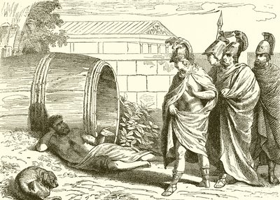 Alexanders besök hos filosofen Diogenes av English School