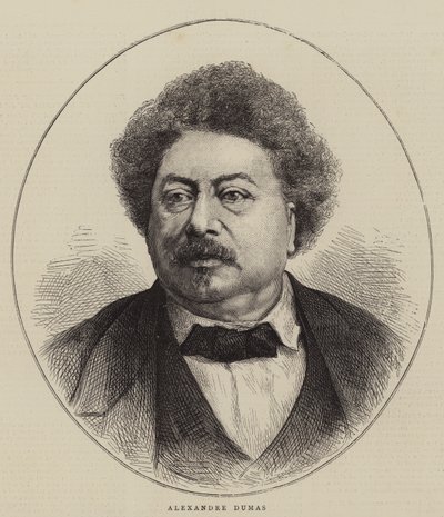 Alexandre Dumas (gravyr) av English School