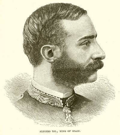 Alfonso XII, kung av Spanien av English School