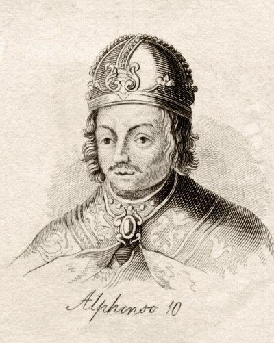 Alfonso X av Kastilien, från 