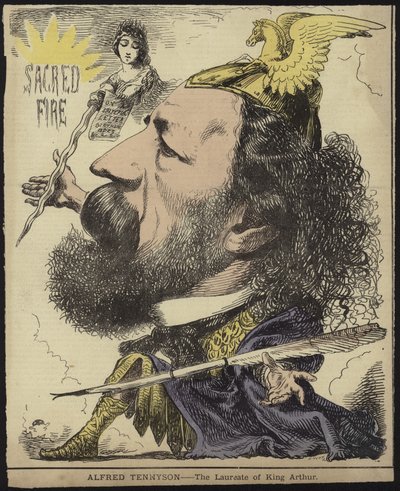 Alfred Tennyson - pristagaren av kung Arthur av English School