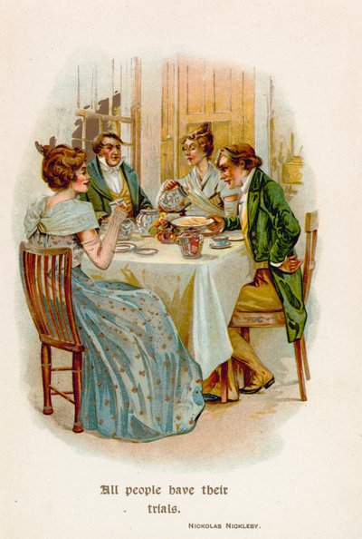 Alla människor har sina prövningar. Nicholas Nickleby av English School