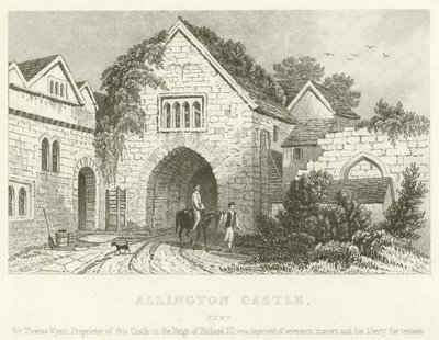 Allington Castle, Kent (gravyr) av English School