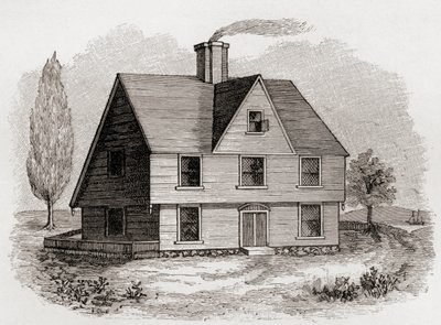 Allyn House, New Plymouth, Nordamerika, från 
