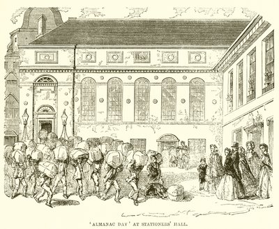 Almanacksdag i Stationers Hall av English School