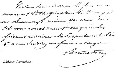 Alphonse Lamartine av English School