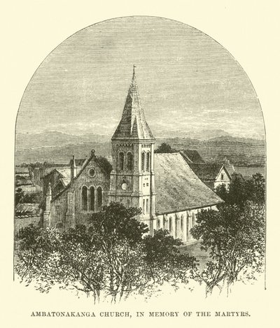 Ambatonakanga kyrka, till minne av martyrerna av English School