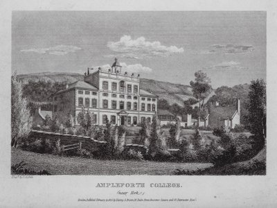 Ampleforth College, nära York (gravyr) av English School