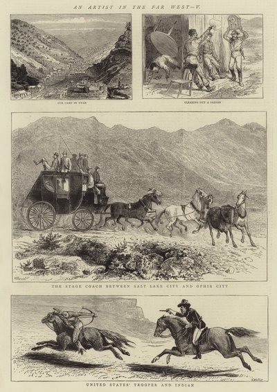 An Artist in the Far West, V (gravyr) av English School