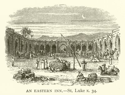 An Eastern Inn, St Luke, x, 34 (gravyr) av English School
